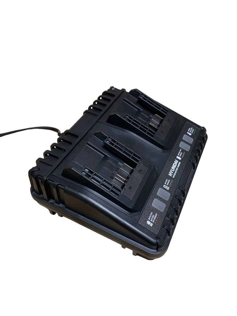 Hyundai Battery HY2195 - HY2195 2x 20v Dual Charger HY2195 - Buy Direct from Spare and Square