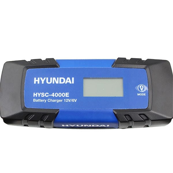 Hyundai Battery Maintenance Hyundai 4 Amp SMART Battery Charger 6v /12v | HYSC-4000E 600231977104 HYSC-4000E - Buy Direct from Spare and Square