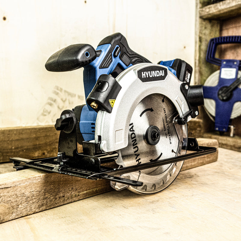 Hyundai Circular Saw Hyundai Cordless Circular Saw - 20v Max Range - 165mm Blade Diameter 5059608234909 HY2183 - Buy Direct from Spare and Square