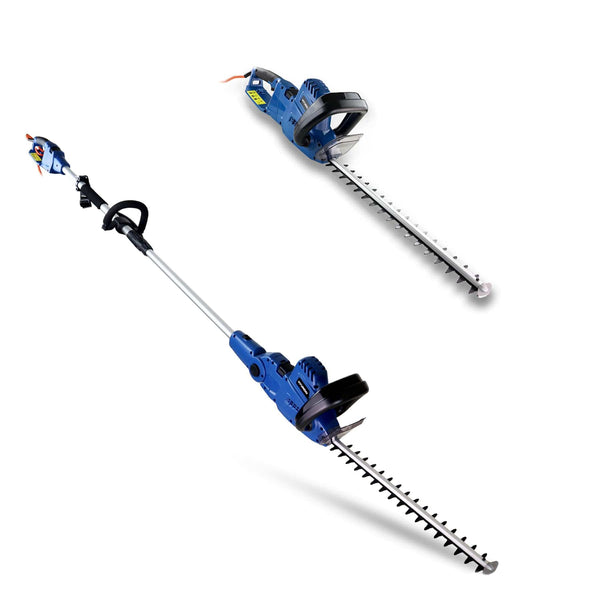 Hyundai Garden Strimmer Hyundai 450mm 2-in-1 Convertible Corded Electric Pole Hedge Trimmer/Pruner - HYP2HT550E 5059608170788 HYP2HT550E - Buy Direct from Spare and Square