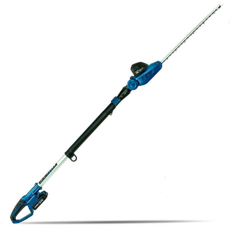 Hyundai Garden Strimmer Hyundai Cordless 20v Lithium-ion Battery Pole Hedge Trimmer - Long Reach - HY2191 HY2191 - Buy Direct from Spare and Square