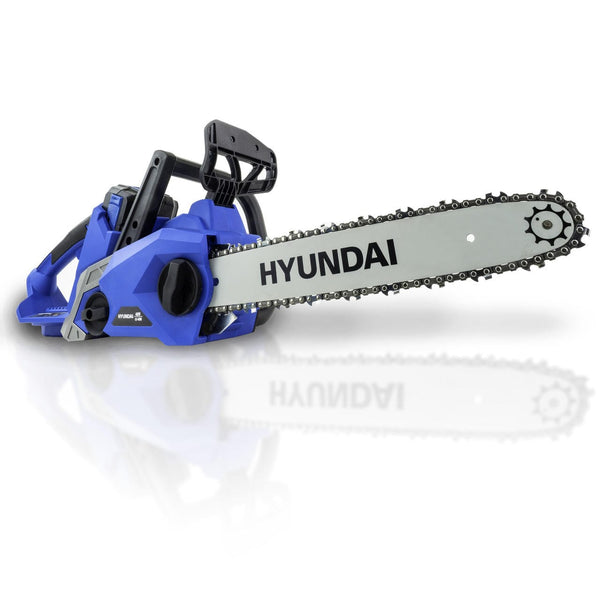 Hyundai Garden Strimmer Hyundai Cordless 40v Lithium-ion Brushless Chainsaw - HYC40LI 5056275717889 HYC40LI - Buy Direct from Spare and Square