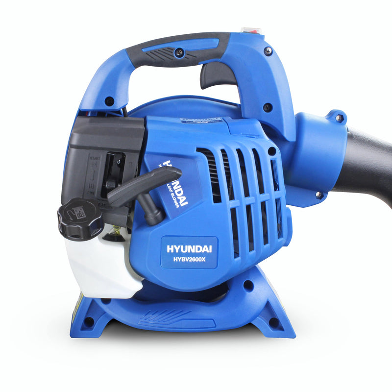 Hyundai Garden Vacuum Hyundai 26cc 2-Stroke 3-in-1 Petrol Leaf Blower, Garden Vac & Shredder - HYBV2600X 5056275799267 HYBV2600X - Buy Direct from Spare and Square