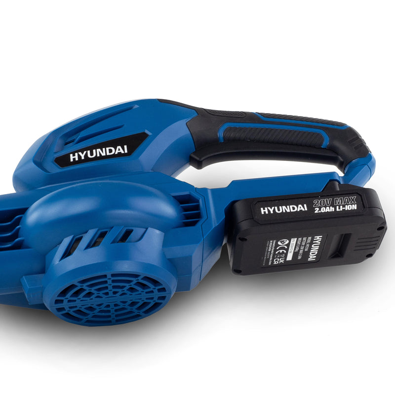 Hyundai Garden Vacuum Hyundai Cordless 20v Lithium-ion Battery Leaf Blower - Cordless Leaf Blower - HY2189 5059608234411 HY2189 - Buy Direct from Spare and Square