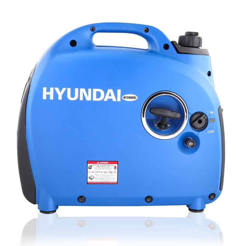 Hyundai Generator Hyundai 2000W Portable Suitcase Inverter Petrol Generator - HY2000Si 5056275759094 HY2000Si - Buy Direct from Spare and Square