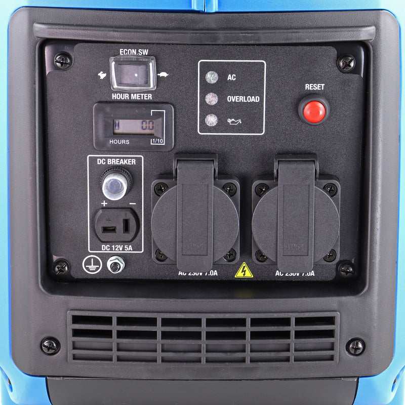 Hyundai Generator Hyundai 2000W Portable Suitcase Inverter Petrol Generator - HY2000Si 5056275759094 HY2000Si - Buy Direct from Spare and Square