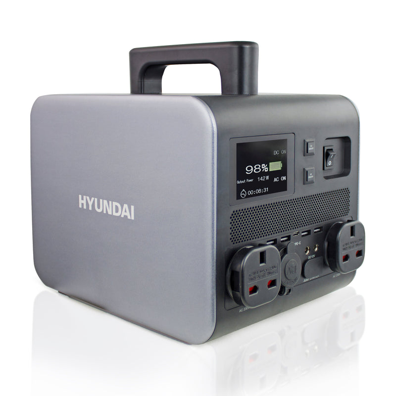 Hyundai Generator Hyundai Portable Power Station - HPS-300 - 600w - Silent and Emission Free 5056275755829 HPS-300 - Buy Direct from Spare and Square