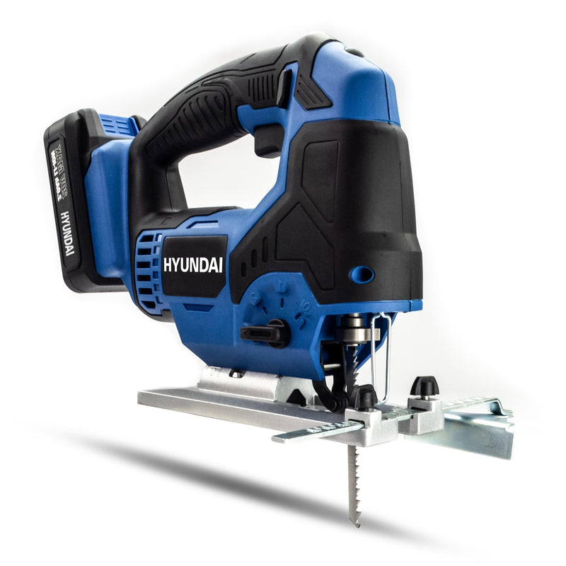 Hyundai Jigsaw Hyundai Cordless Jigsaw - 20v Max Range - Upto 40 mins Run Time 5059608234893 HY2182 - Buy Direct from Spare and Square