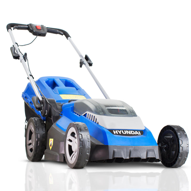 Hyundai Lawnmower Hyundai 40v 38cm Cordless Lithium-Ion Battery Powered Roller Lawnmower - HYM40LI380P 5056275759131 HYM40LI380P - Buy Direct from Spare and Square