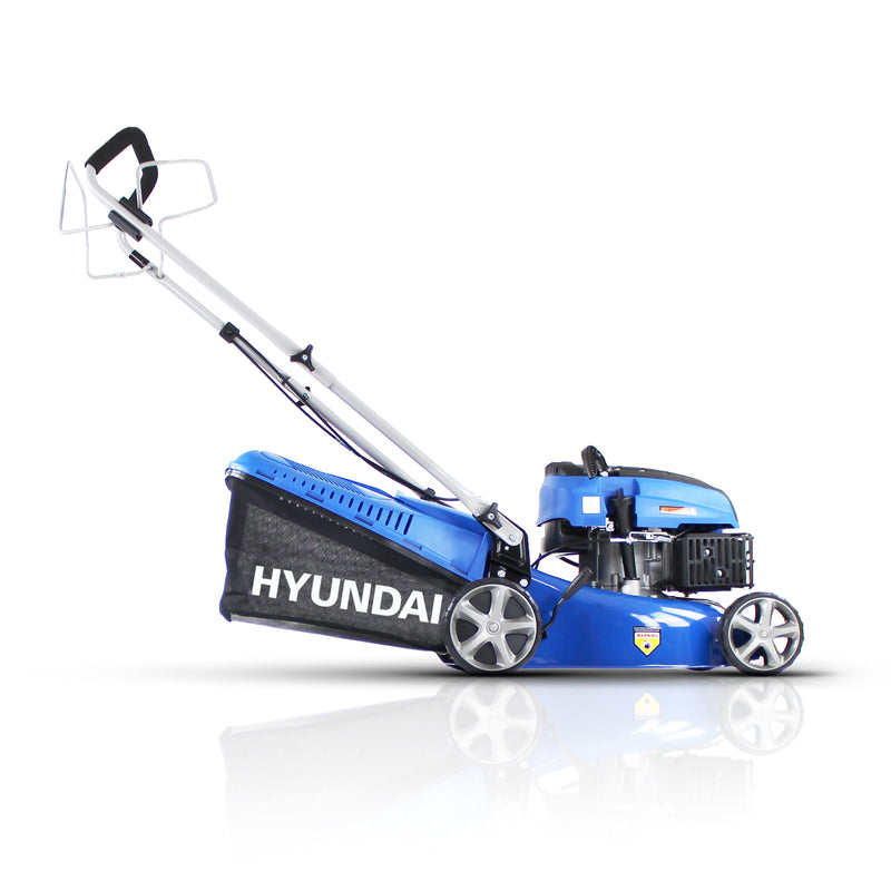 Hyundai Lawnmower Hyundai 43cm 139cc Self-Propelled Petrol Lawnmower - HYM430SP 600231973991 HYM430SP - Buy Direct from Spare and Square