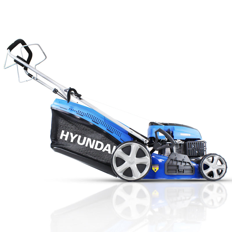 Hyundai Lawnmower Hyundai 46cm 139cc Self-Propelled Petrol Lawnmower - HYM460SP 0600231974004 HYM460SP - Buy Direct from Spare and Square