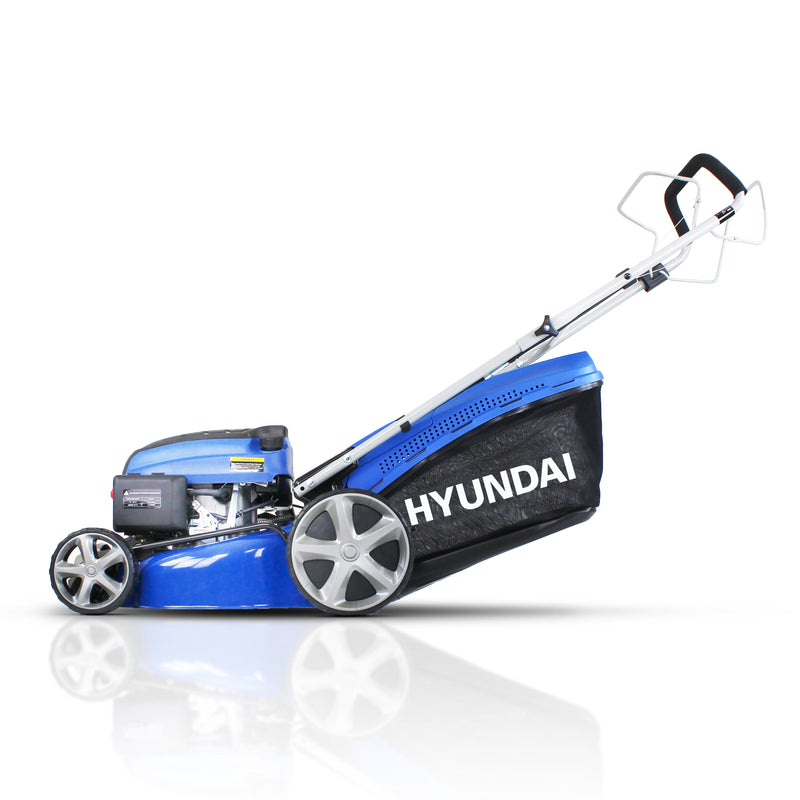 Hyundai Lawnmower Hyundai 46cm 139cc Self-Propelled Petrol Lawnmower - HYM460SP 0600231974004 HYM460SP - Buy Direct from Spare and Square