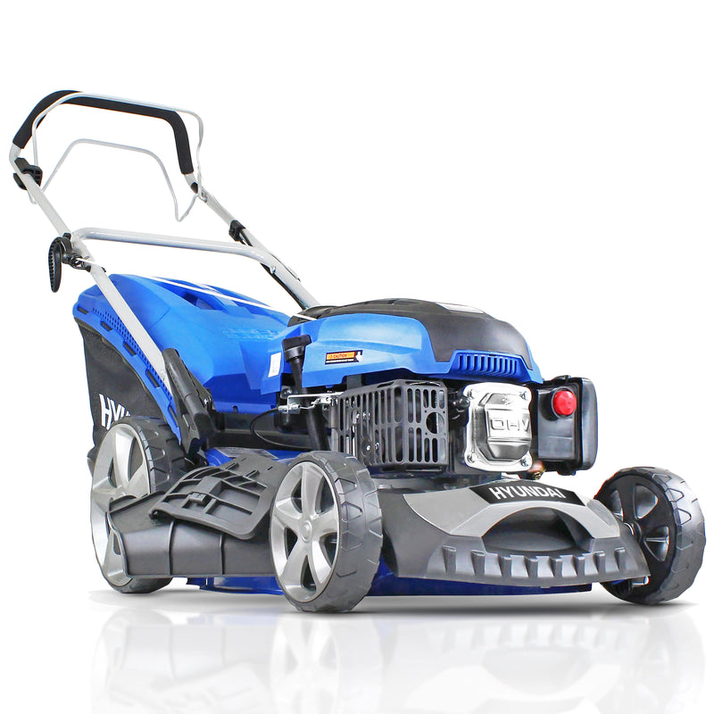 Hyundai Lawnmower Hyundai 46cm 139cc Self-Propelled Petrol Lawnmower - HYM460SP 0600231974004 HYM460SP - Buy Direct from Spare and Square