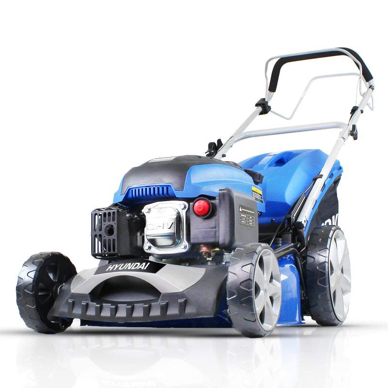 Hyundai Lawnmower Hyundai 46cm 139cc Self-Propelled Petrol Lawnmower - HYM460SP 0600231974004 HYM460SP - Buy Direct from Spare and Square