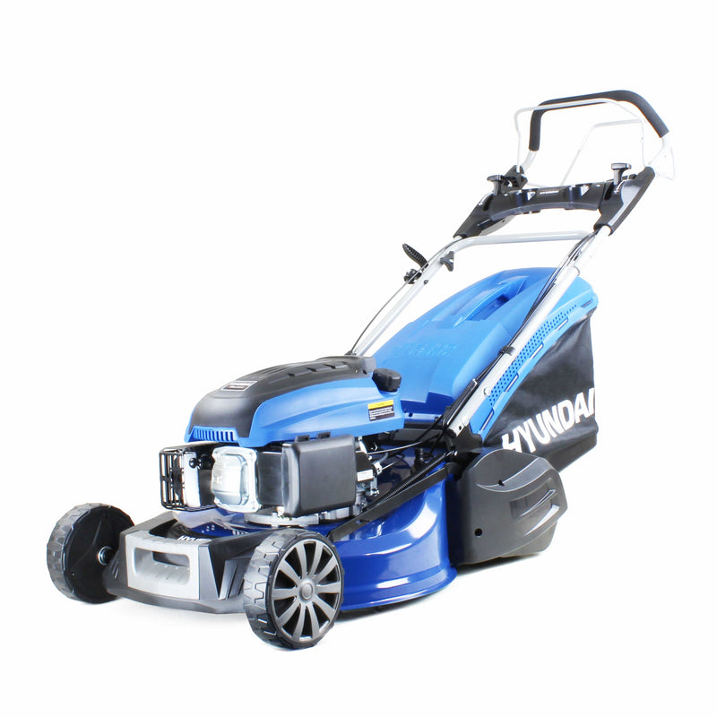 Hyundai Lawnmower Hyundai 48cm 139cc Self-Propelled Petrol Roller Lawnmower - HYM480SPR HYM480SPR - Buy Direct from Spare and Square