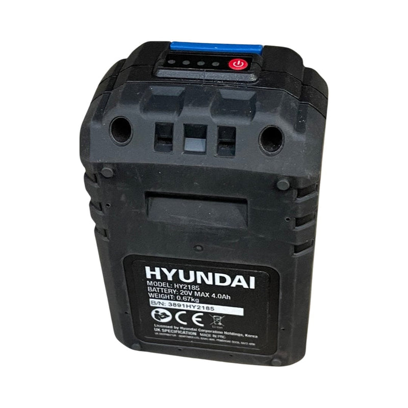 Hyundai Lawnmower Spares Genuine Hyundai 20v Battery For All 20v Garden Range - 4.0Ah HY2185 - Buy Direct from Spare and Square