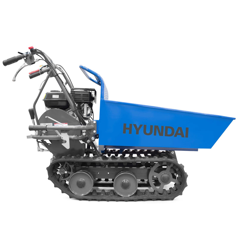 Hyundai Mini Dumper Hyundai 196cc Petrol 300kg Payload Tracked Mini Dumper / Power Barrow / Transporter - HYTD300 5056275758882 HYTD300 - Buy Direct from Spare and Square