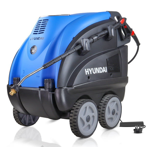 Hyundai Pressure Washer Hyundai 2170PSI Hot Pressure Washer, 140°c - HY150HPW-1 5056275799762 HY150HPW-1 - Buy Direct from Spare and Square