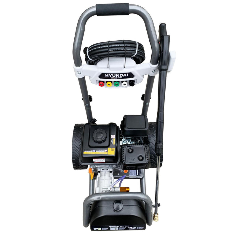 Hyundai Pressure Washer Hyundai HYW3400P Petrol Pressure Washer - 3400psi 9lpm 5059608421651 HYW3400P - Buy Direct from Spare and Square