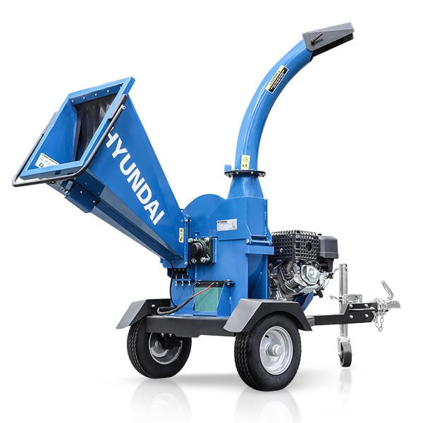 Hyundai Wood Chipper Hyundai 420cc Petrol Wood Chipper 110mm Electric Start - HYCH15100TE 5056275799809 HYCH15100TE - Buy Direct from Spare and Square