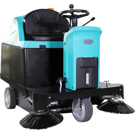 IPC Sweeper TVX TS1300 Pro Ride On Battery Powered Sweeper - 100ltr - Buy Direct from Spare and Square