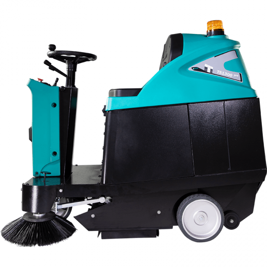 IPC Sweeper TVX TS1300 Pro Ride On Battery Powered Sweeper - 100ltr - Buy Direct from Spare and Square