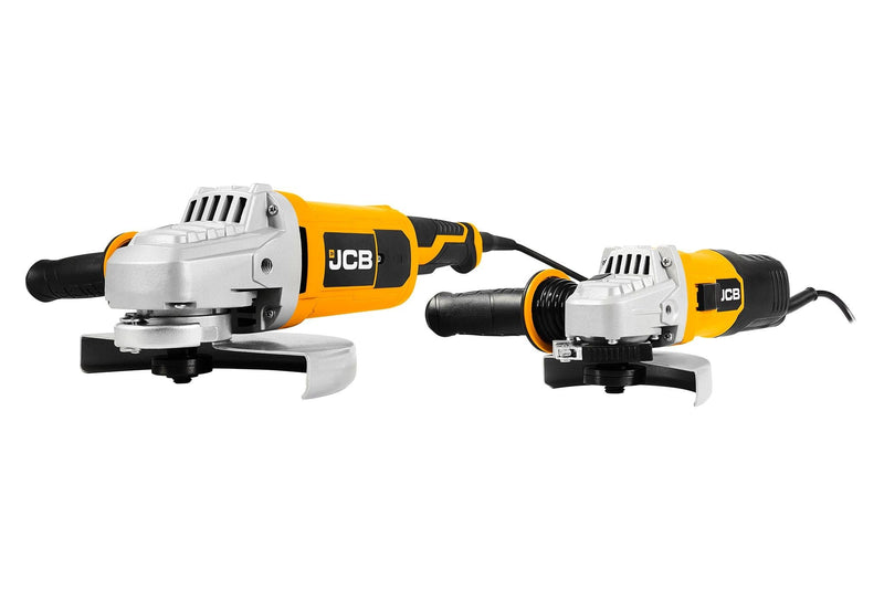 JCB Angle Grinder JCB Angle Grinder Twin Pack - 115mm and 230mm Grinders - 240v 21-AGTPK - Buy Direct from Spare and Square