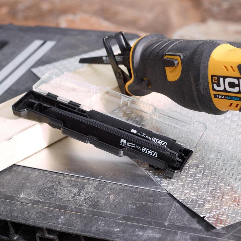 JCB Blades JCB 12 Piece Reciprocating Saw Blade Set BIM Blades JCB-PTA-12RS - Buy Direct from Spare and Square