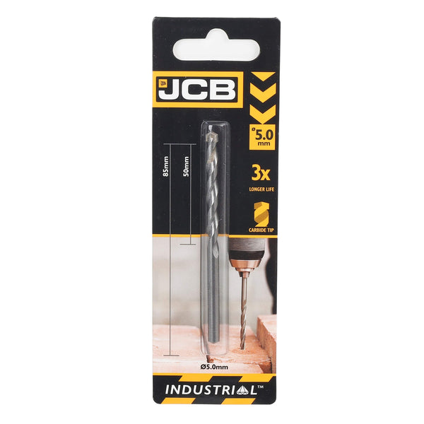 JCB Drill Bits JCB Masonry Drill Bit 5 x 85 mm 5055803301002 - Buy Direct from Spare and Square
