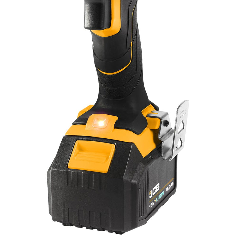 JCB Drills JCB 18V 65Nm Brushless, Variable Speed Combi Drill with 2.0Ah Li-ion Battery in L-Boxx 136 JCB-18BLCD-2X - Buy Direct from Spare and Square