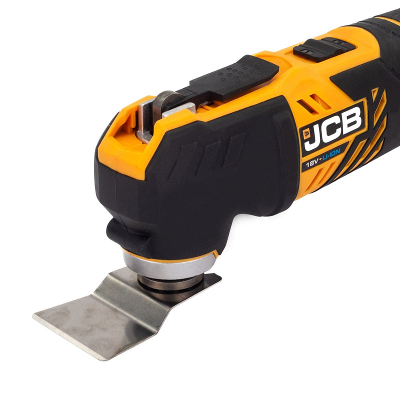 JCB Drills JCB 18V Combi Drill & Multi Tool Kit 2x 5.0ah Li-Ion Batteries, Fast Charger in 20" kit bag 21-18MTCD-5 - Buy Direct from Spare and Square