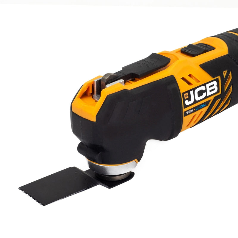 JCB Drills JCB 18V Combi Drill & Multi Tool Kit 2x 5.0ah Li-Ion Batteries, Fast Charger in 20" kit bag 21-18MTCD-5 - Buy Direct from Spare and Square