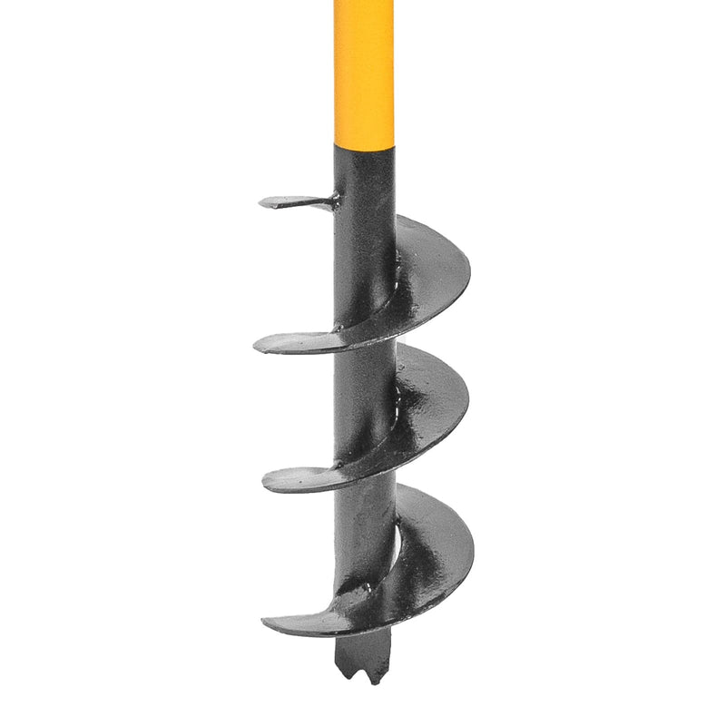 JCB Fence Post Auger JCB Professional 4" 100mm Fence Post Auger, Heavy-Duty Tubular Steel, 100 x 250mm Blade JCB04AUG - Buy Direct from Spare and Square