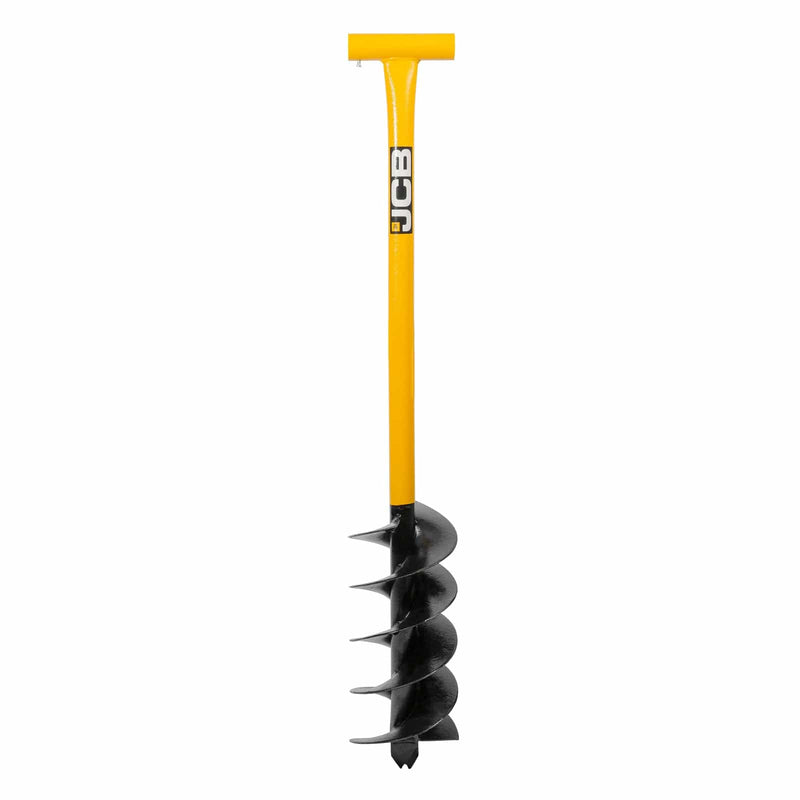 JCB Fence Post Auger JCB Professional 6" 150mm Fence Post Auger, Heavy-Duty Tubular Steel, 150 x 250mm Blade JCB06AUG - Buy Direct from Spare and Square