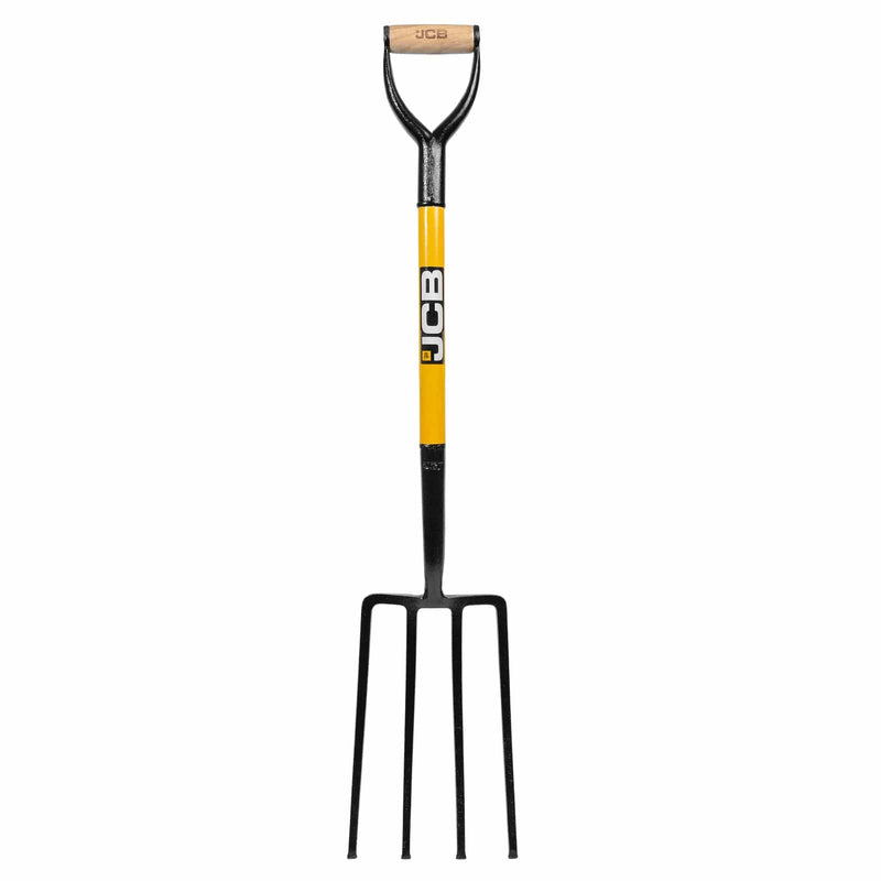 JCB Forks JCB Professional Solid Forged Contractor Fork, Heavy-Duty Steel 190 x 280mm Blade JCBCF01 - Buy Direct from Spare and Square