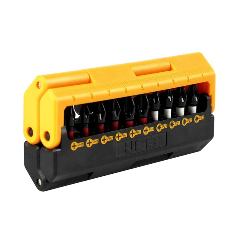 JCB Impact Drivers JCB 18V Cordless Impact Driver, 2.0Ah Li-Ion Battery, 2.4A Fast Charger, 13pc Impact Bit Set,  W-Boxx 136 21-18ID-2X-WB - Buy Direct from Spare and Square