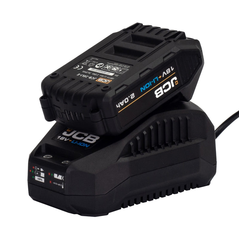 JCB Impact Drivers JCB 18V Impact Driver, 150Nm, 2x2.0Ah Lithium-Ion Battery and 2.4A fast charger in W-Boxx 136 21-18ID-2-WB - Buy Direct from Spare and Square