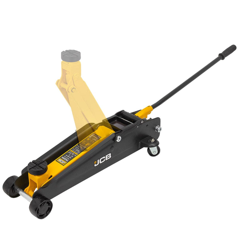 JCB Jack JCB 2.25 Tonne Automotive Hydraulic Trolley Jack JCB-TH22504 - Buy Direct from Spare and Square