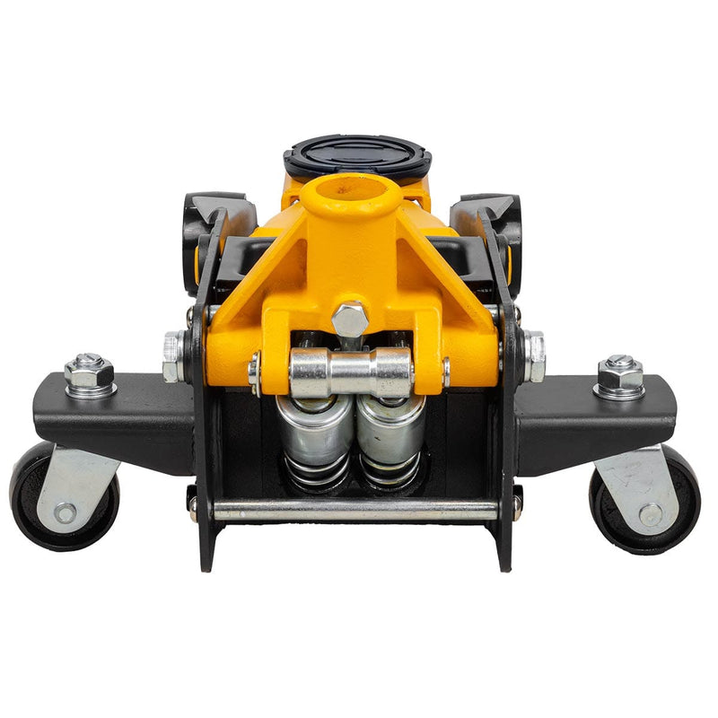 JCB Jack JCB 3 Tonne Double-Pump Hydraulic Trolley Jack JCB-TH33007 - Buy Direct from Spare and Square