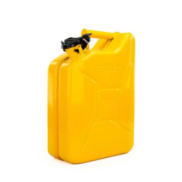JCB Jerry Cans JCB Professional Jerry Can 10L, Heavy-Duty 0.8mm Steel JCBJCAN10 - Buy Direct from Spare and Square