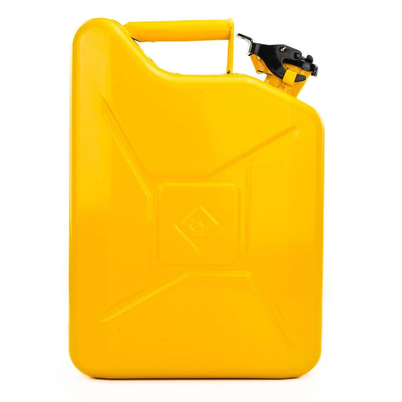 JCB Jerry Cans JCB Professional Jerry Can 10L, Heavy-Duty 0.8mm Steel JCBJCAN10 - Buy Direct from Spare and Square