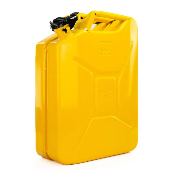 JCB Jerry Cans JCB Professional Jerry Can 20L, Heavy-Duty 0.8mm Steel JCBJCAN20 - Buy Direct from Spare and Square