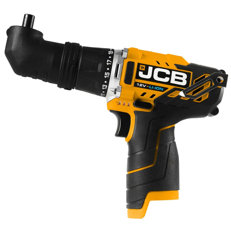 JCB Kits JCB 12V Cordless 4-in-1 Drill Driver 2x  2.0AH Li-ion Batteries in W-Boxx 102 Power Tool Case 21-12TPK2-WB-2 - Buy Direct from Spare and Square