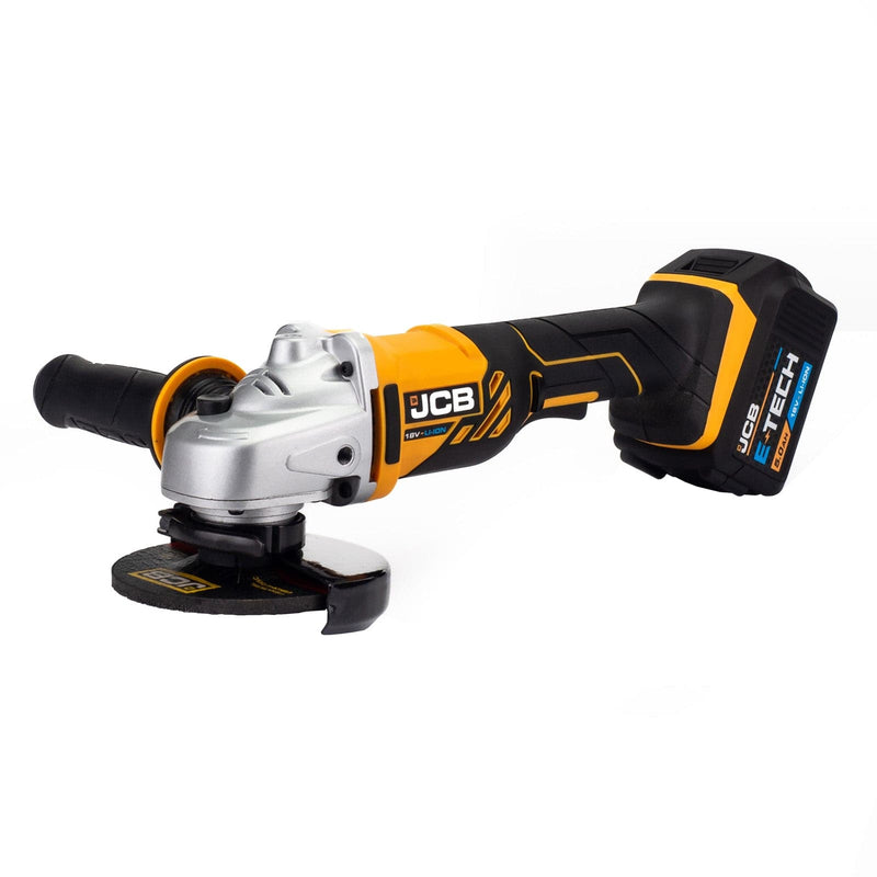 JCB Kits JCB 18V Angle Grinder Kit, 5.0Ah Li-Ion Battery, Charger with Heavy-Duty W-Boxx 136 21-18AG-5X-WB - Buy Direct from Spare and Square