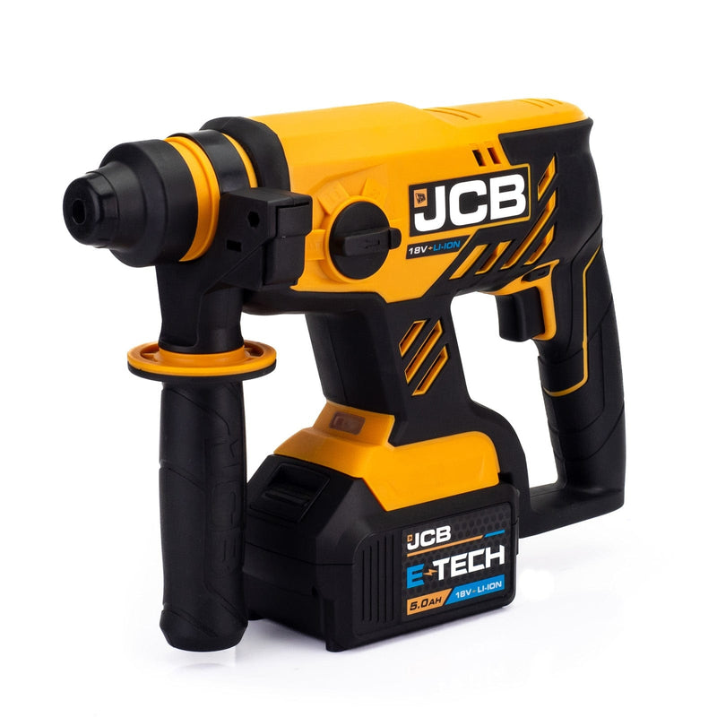 JCB Kits JCB 18V Brushless Combi Drill, Impact Driver & Hammer Drill Kit, 2 x 5Ah Li-Ion Batteries, Charger and 26'' Kit Bag 21-18BL3PK-5 - Buy Direct from Spare and Square