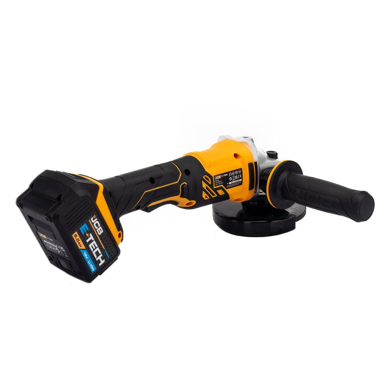 JCB Kits JCB 18V Combi Drill  & Angle Grinder Kit, 2x 5.0ah Li-Ion Batteries, Fast Charger in 20" kit bag 21-18AGCD-5 - Buy Direct from Spare and Square