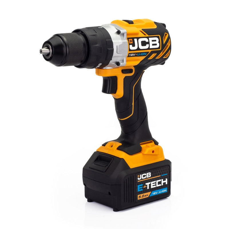 JCB Kits JCB 18V Cordless Combi Drill, Impact Driver & Multi-Tool Kit, 2x 5.0Ah Li-Ion Batteries, Charger, 26'' Kit Bag 21-18TPKMT-5 - Buy Direct from Spare and Square