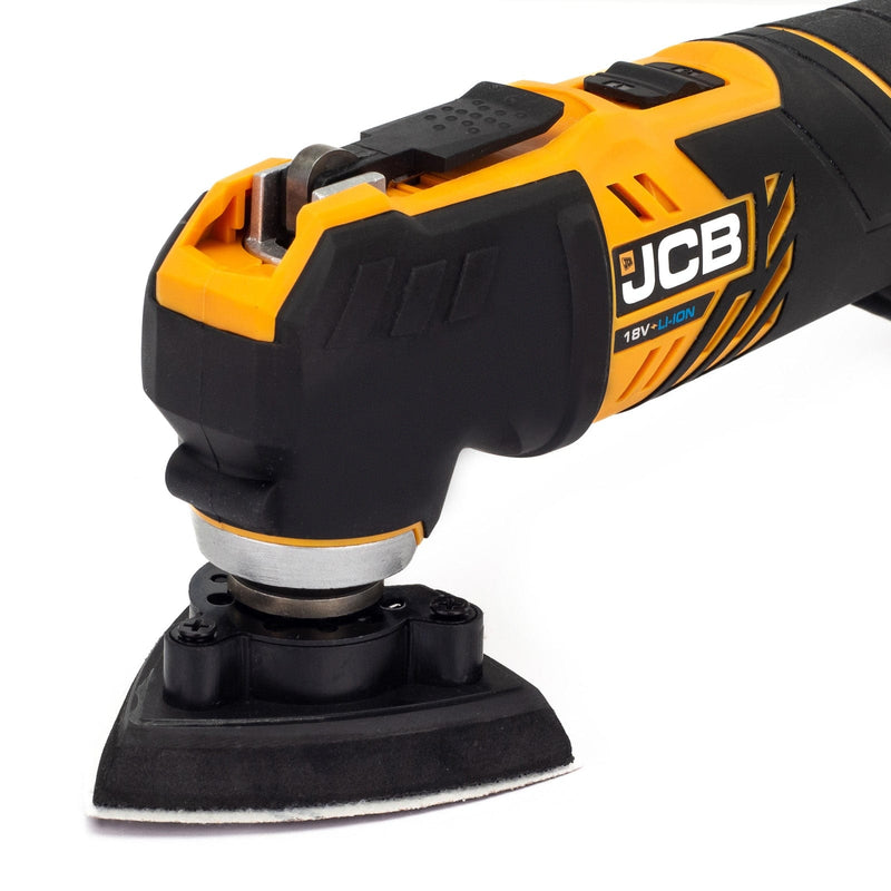 JCB Kits JCB 18V Cordless Combi Drill, Impact Driver & Multi-Tool Kit, 2x 5.0Ah Li-Ion Batteries, Charger, 26'' Kit Bag 21-18TPKMT-5 - Buy Direct from Spare and Square