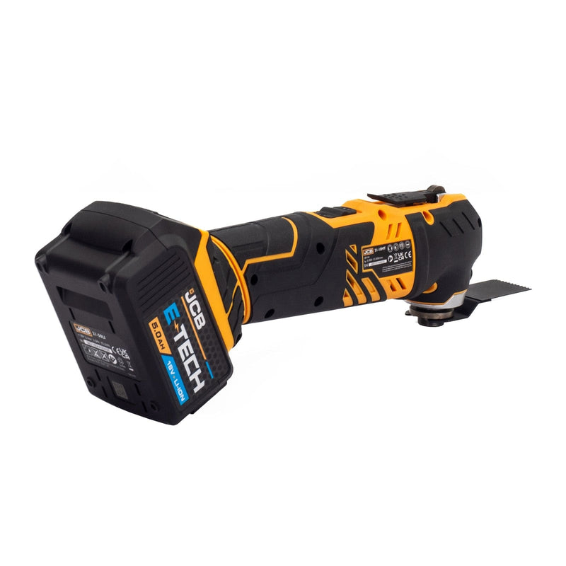 JCB Kits JCB 18V Cordless Combi Drill, Impact Driver & Multi-Tool Kit, 2x 5.0Ah Li-Ion Batteries, Charger, 26'' Kit Bag 21-18TPKMT-5 - Buy Direct from Spare and Square