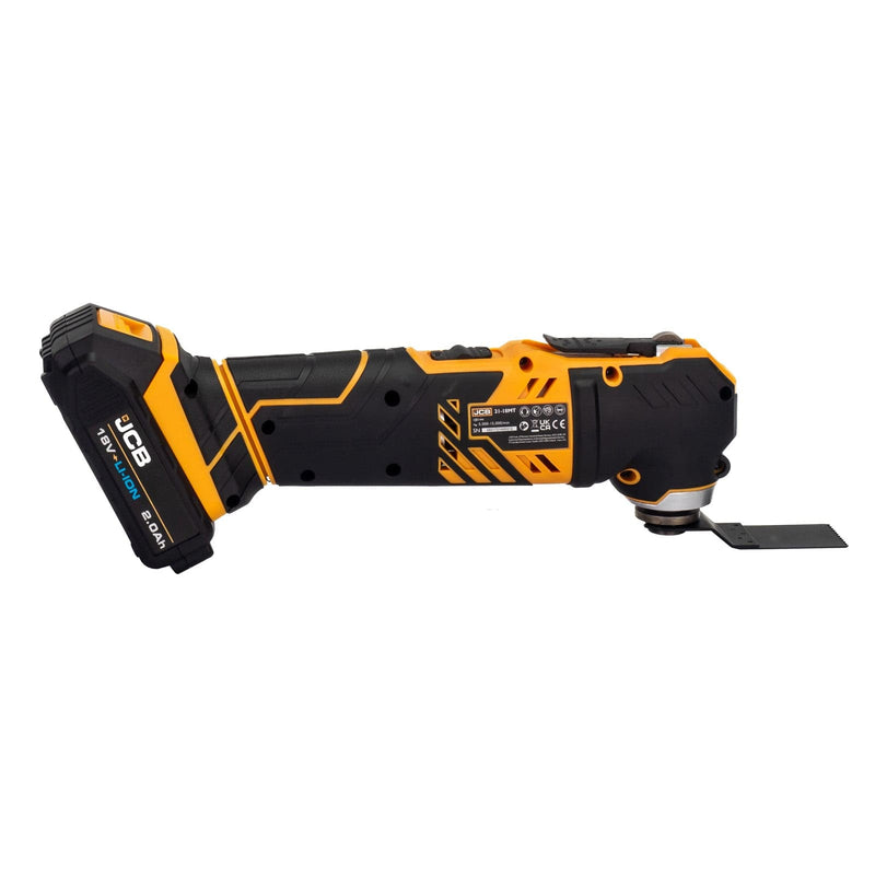 JCB Multi Tool JCB 18v Cordless Multi Tool With 2 x 2Ah Batteries and Case 21-18MT-2-WB - Buy Direct from Spare and Square